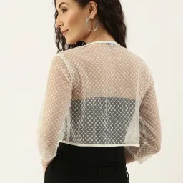 Style Quotient White Crop Shurg image 2