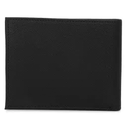 Guess Men's Black PU Solid Wallet image 3