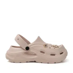 Carlton London Women's Beige Back Strap Sandals image 3