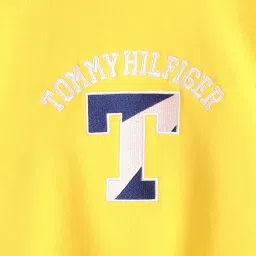 TOMMY HILFIGER Girls Yellow Graphic Sweatshirt image 3