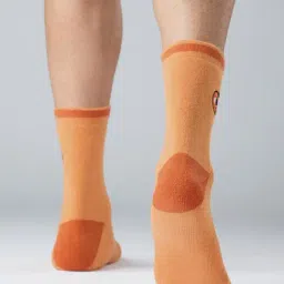 The Souled Store Orange Printed Regular Fit Socks image 2