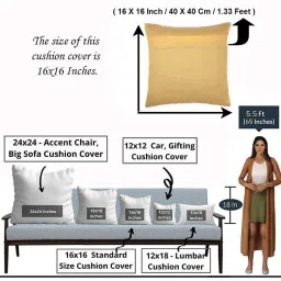 STITCHNEST Multicolor Canvas Valentine Printed Cushion Cover For Couples image 3