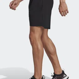 Adidas Black Regular Fit Sports Shorts image 3