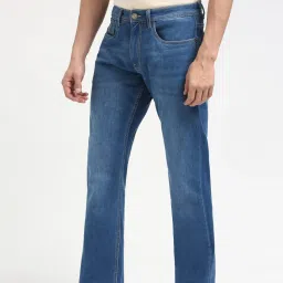 Peter England Blue Cotton Regular Fit Jeans image 3