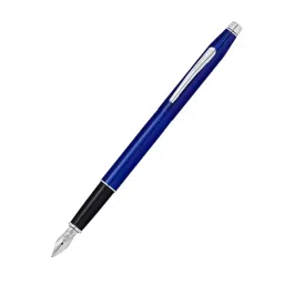 Cross NEW CENTURY Chrome Plated Translucent Blue Fountain Pen (Black), AT0086-112MS-picture-13