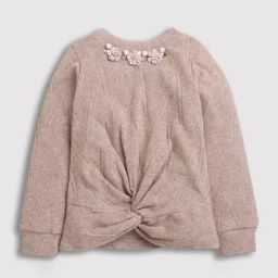 Tiny Girl Brown Designed Top-picture-23