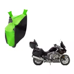 Auto Pearl Waterproof Two Wheeler Cover For BMW K 1600 (Green & Black)-picture-37