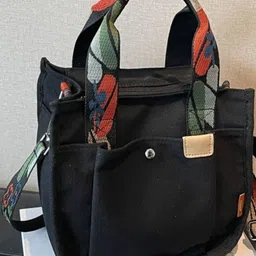 CORSICA Women Black Ethnic Motifs Polyster Printed Regular Casual Shoulder Bag-image-7