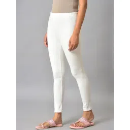Aurelia White Plain Leggings image 3