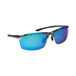 MacV Unisex Blue Lens & Black Sports Sunglasses with-picture-38
