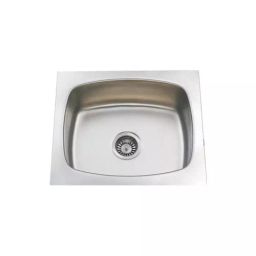 Jayna Signature Collection Crown 27x20 inch Matt Finish Stainless Steel Single Bowl Kitchen Sink, CSB 05-picture-1