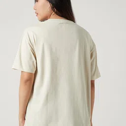 Bewakoof Women Pure Cotton T-shirt image 3