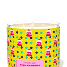 Bath & Body Works Pink Gumball 3 Wick Candle-picture-24