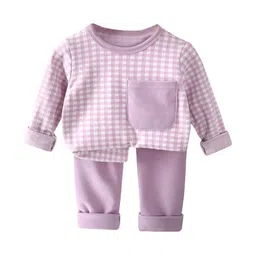 YK Kids Checked T-shirt With Trousers-picture-26