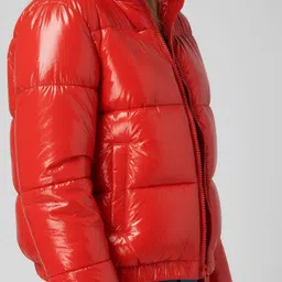 Mast & Harbour Shawl Collar Long Sleeves Padded Jacket image 5