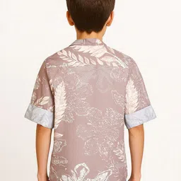 CAVIO Boys Comfort Floral Printed Casual Shirt image 3