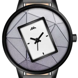 VIRAKTI Women Brass Printed Dial & Leather Wrap Around Straps Analogue Watch G-72-BLACK image 2