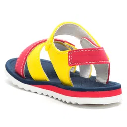 Beanz Unisex Colour Block StrapVelcro Closure Sandals - Multi Colour image 3