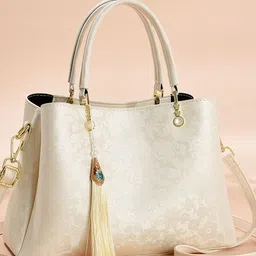StyleCast PU Shopper Handheld Bag With Detachable Sling Strap-image-2