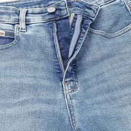 Calvin Klein Jeans Women Flared Low Distress Heavy Fade Jeans image 3