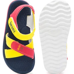 Beanz Unisex Colour Block StrapVelcro Closure Sandals - Multi Colour image 5