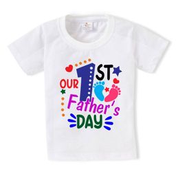 Babywish Kids Fathers Day Typography Printed Cotton T-shirt-picture-6
