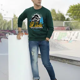 R.Code by The Roadster Life Co. Men Printed Sweatshirt-picture-15