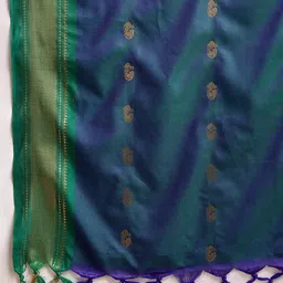 Shriyangan Woven Design Zari Art Silk Handloom Kanjeevaram Saree image 5