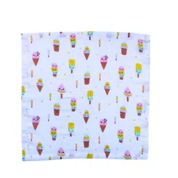 BAESD Infants Set Of 2 Printed Organic Muslin Cotton Wash Cloth image 3