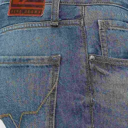 Pepe Jeans Mid Indigo Blue Cotton Regular Fit Jeans image 3
