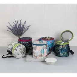 india circus by krsnaa mehta India Circus By Krshna Mehta Multicolor Printed Lunch Bag image 5