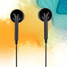 Zebronics Black Zeb-Buds 30 3.5mm Stereo Wired in Ear Earphone with Microphone image 3