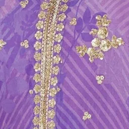 Odette Lavender Embellished Suit Set image 3