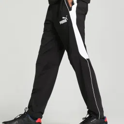 Puma BMW M Motorsport MT7+ Black Regular Fit Sports Trackpants image 3