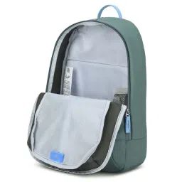 Skybags Tribe Plus 02 Greenish Teal Polyester Printed Laptop Backpack - 15 Ltrs image 3