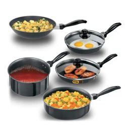 Hawkins Futura Black 5 Piece Non-Stick Cookware Set-picture-6