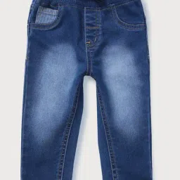 Gini & Jony Kids Grey Cotton Washed Jeans-picture-32