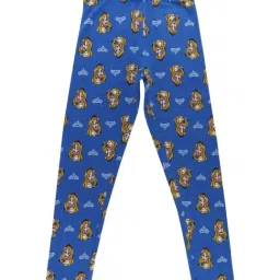 Bodycare Kids Blue & Yellow Cotton Printed Leggings-picture-35