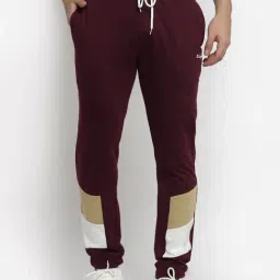 Club York Maroon Regular Fit Joggers-image-46