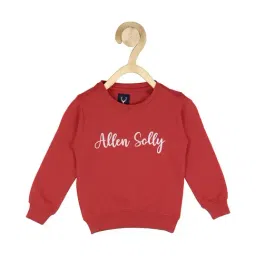 allen solly junior Allen Solly Kids Red Graphic Print Full Sleeves Sweatshirt-picture-32