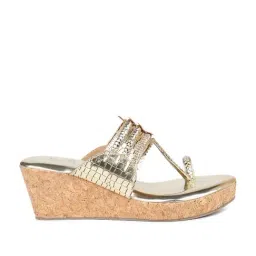 Inc.5 Women's Gold Toe Ring Wedges-image-46