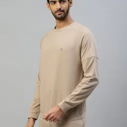 Slowave Beige Regular Fit Sweatshirt image 3