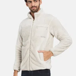 Octave Mastic Regular Fit Self Pattern Sweatshirt image 3