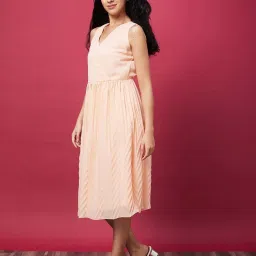 Globus Peach Fit & Flare Dress image 3