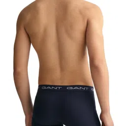 Gant Navy Regular Fit Trunks - Pack Of 3 image 3