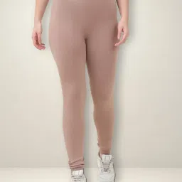 Gracit White & Beige Solid Tights (Pack of 2) image 3