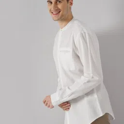Celio White Cotton Regular Fit Shirt image 3