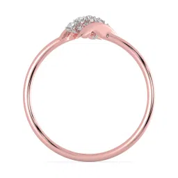 Malabar Gold and Diamonds 18k Rose Gold Diamond Ring image 3