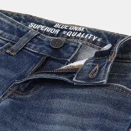 United Colors of Benetton Kids Blue Distressed Jeans image 3