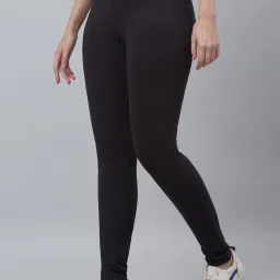Cantabil Black Cotton Regular Fit Jeggings image 3